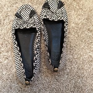 Tory Burch checkered flats